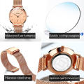 OLEVS Marke Stahl Mesh Frauen Wasserdicht Quarz Armbanduhr Günstige Preise Heißer Verkauf Lady Fashion Dress Watch